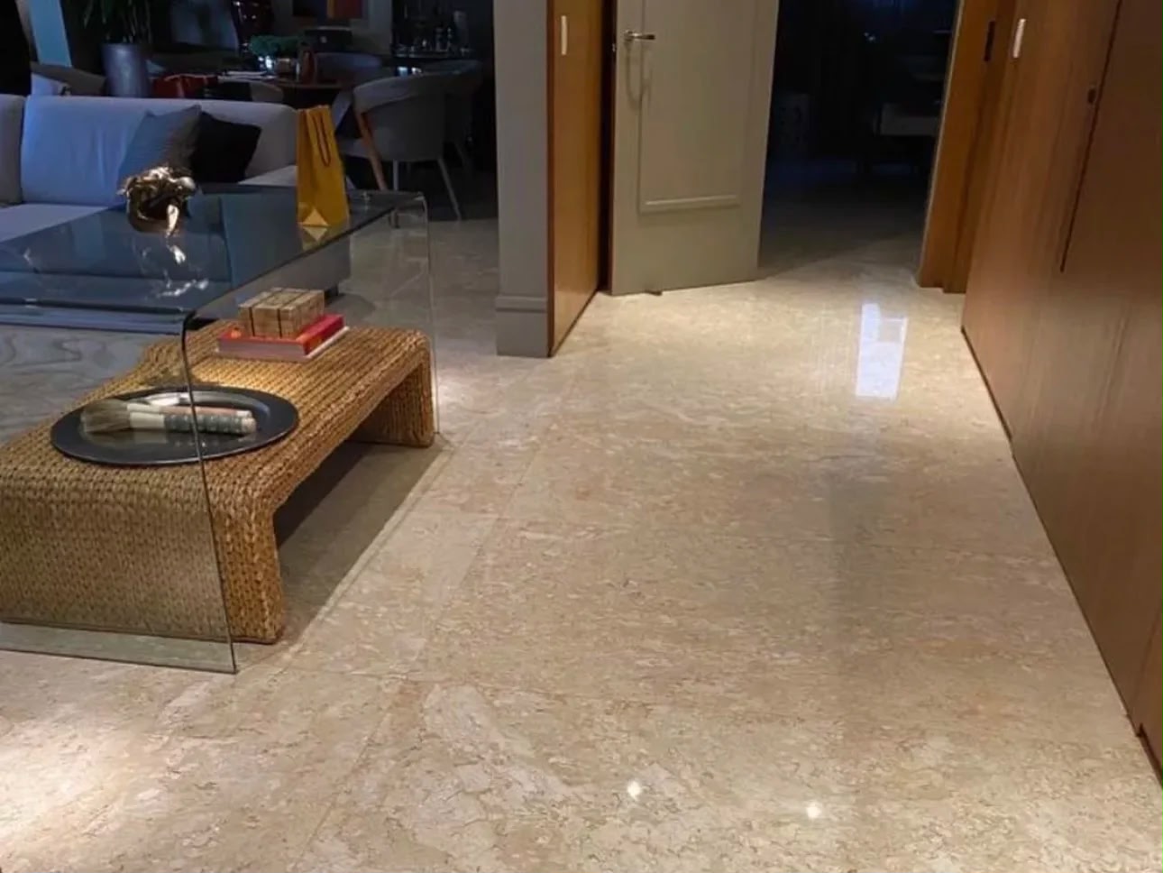 Piso Travertino